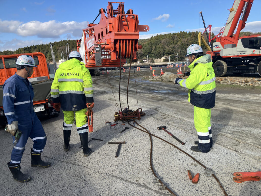 若築建設株式会社様 24宇出津港物揚場災害復旧工事(石川県能登町)